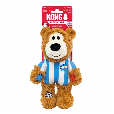 Kong Wild Knots Hundgosedjur World Cup Argentina LIMITED EDITION